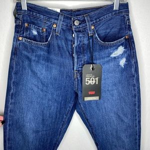 Levi’s Premium 501 Skinny Distressed